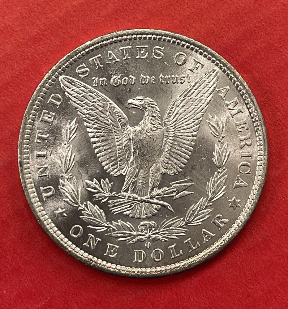 1882 O Morgan Silver Dollar, Gem Uncirculated.