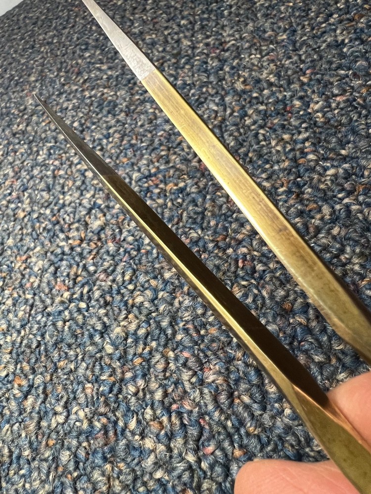 Antique brass/steel divider, unbranded, excellent condition