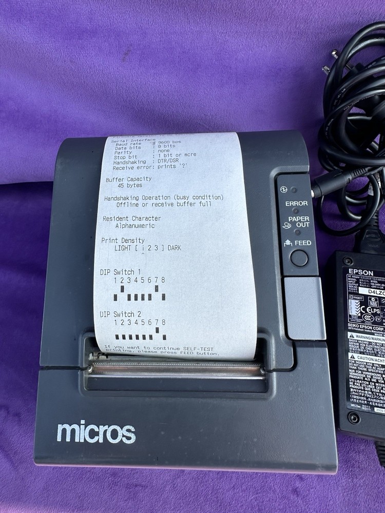 Epson TM-T88IV M129H Thermal Receipt Printer USB