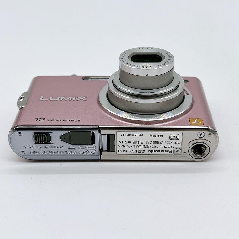 Panasonic LUMIX DMC-FX60 Pink Compact Digital Camera Tested Great Condition