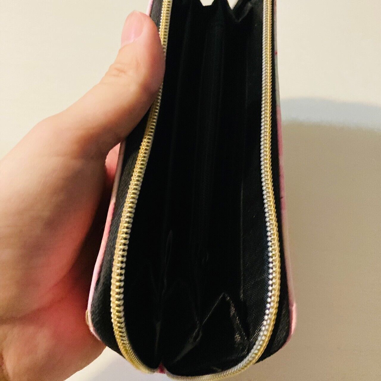 Disney Little Mermaid Purse Long Wallet Ariel Coin Case Princess Pink Prize Rare