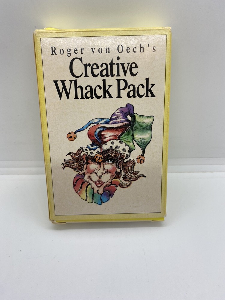 Roger Von Oech's Creative Whack Pack creativity deck cards 64 complete 1992