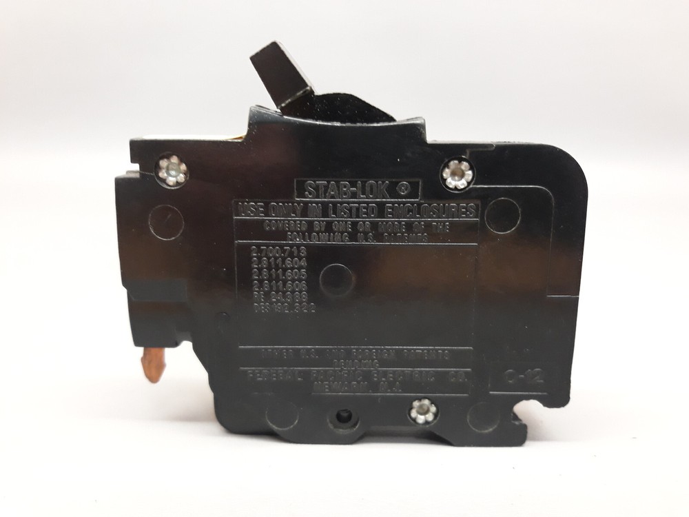 FEDERAL PACIFIC 20 AMP SINGLE POLE BREAKER STAB LOK THIN