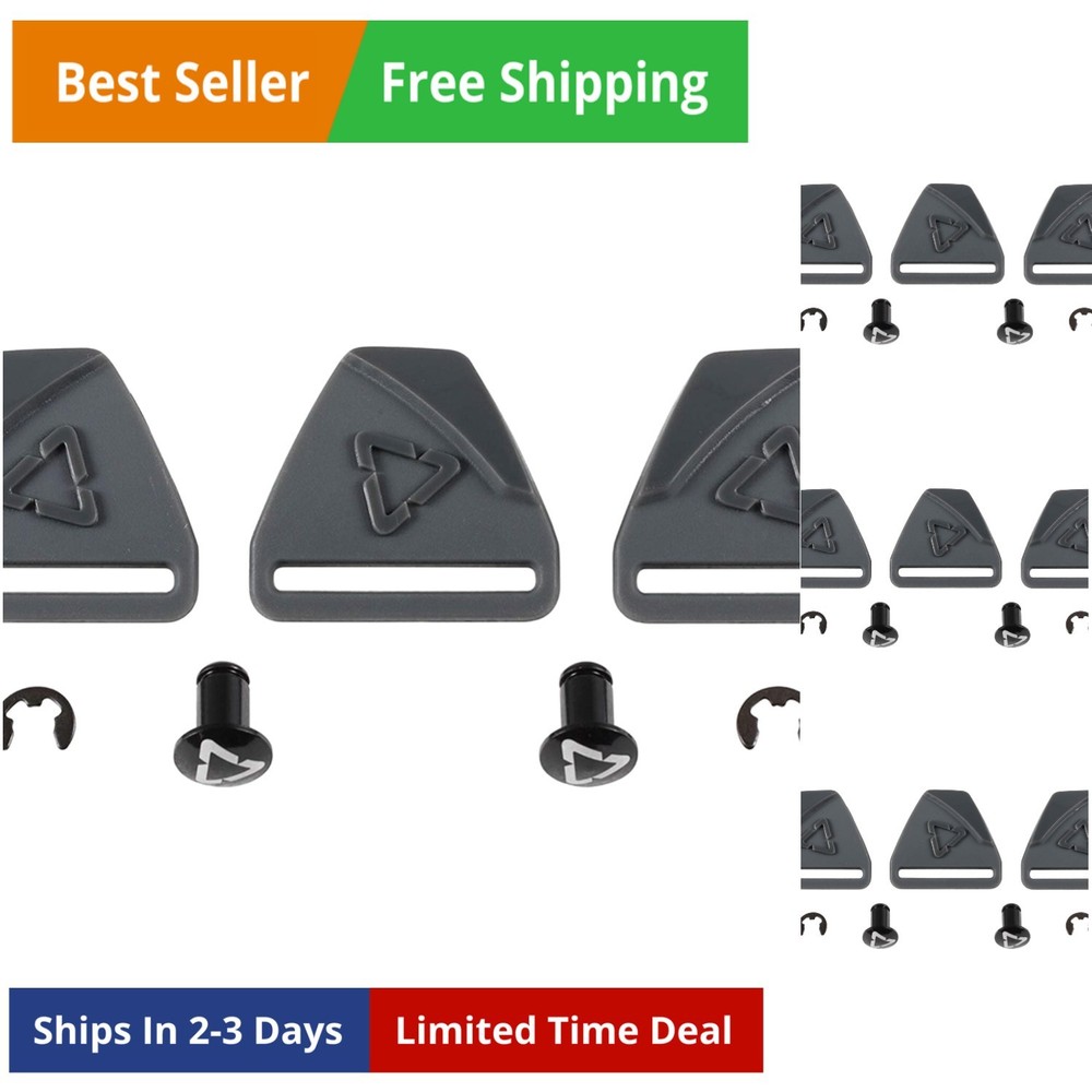 Dual Axis Knee Guard Replacement Buckles & Bolt Pack Black