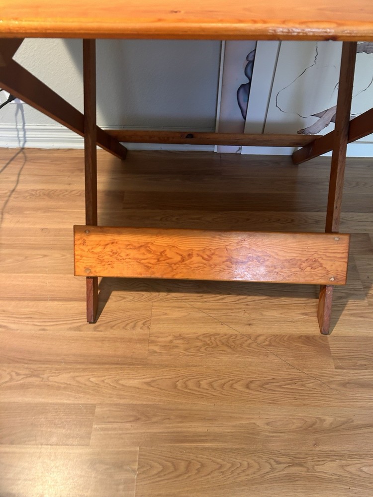 American Wood Folding Working Dining Drafting,desk Table