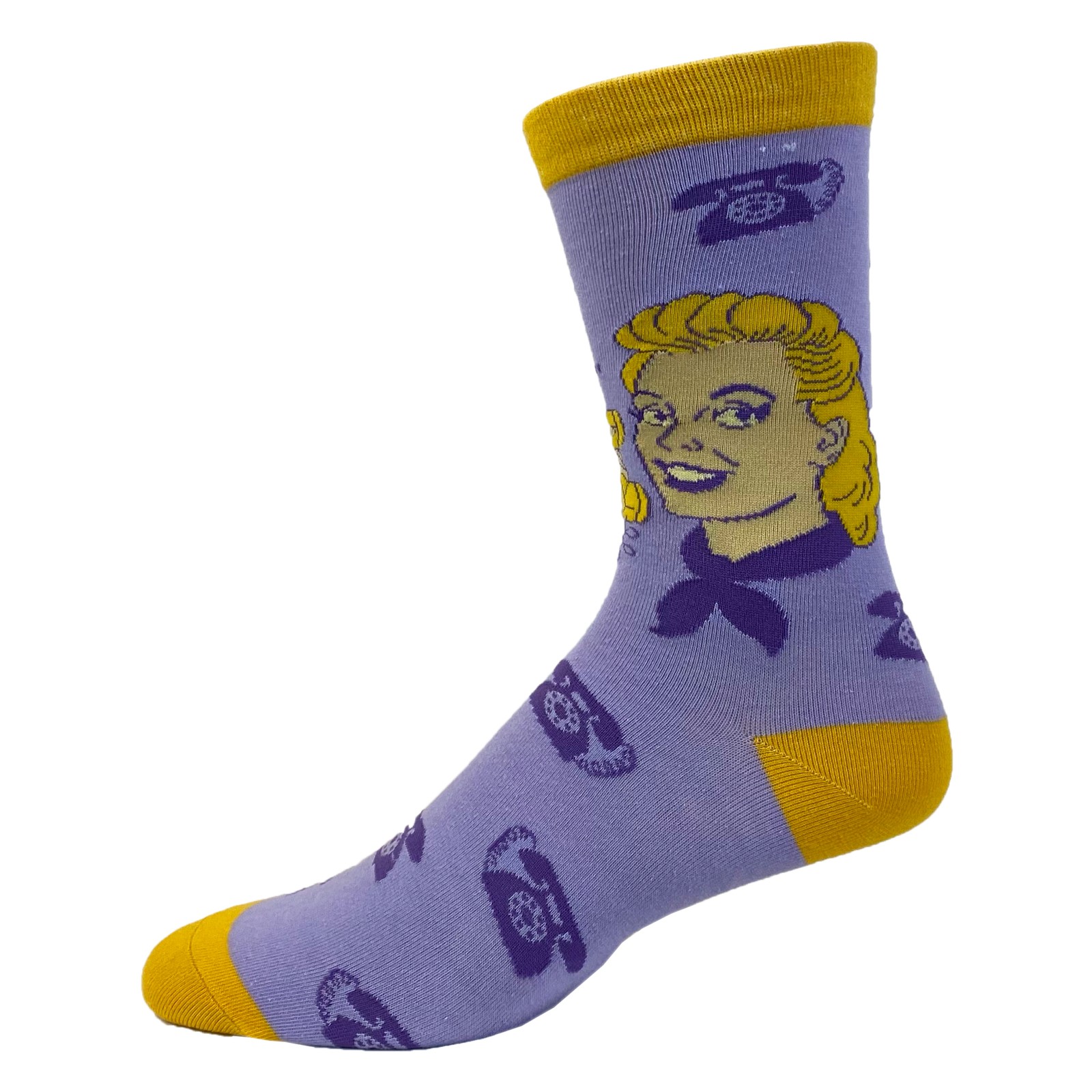 Women's Yeah, That's Gonna Be A No for Me Socks Funny Lazy Introvert Graphic