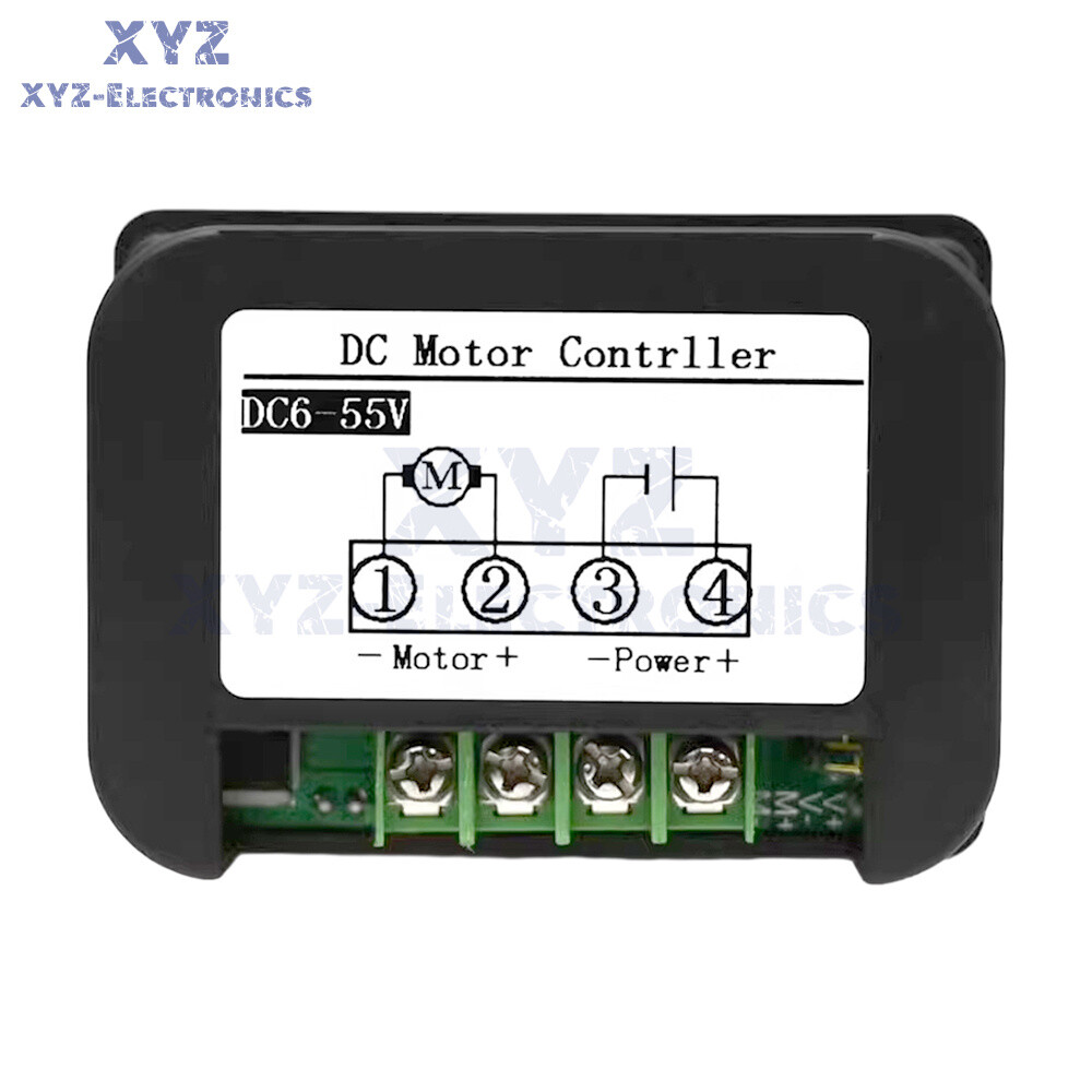 DC6-55V 30A Brush Motor Speed Controller LCD Digital Wireless Remote Control DIY