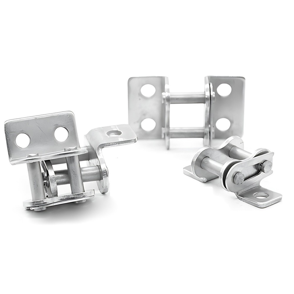 Simplex/Double Holes Roller Chain Links With Bent Ear On Both Side 06B 08A - 16A
