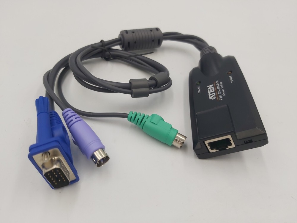 3 PCS ATEN Altusen KA9520 PS/2 CPU Module Adapter Cable