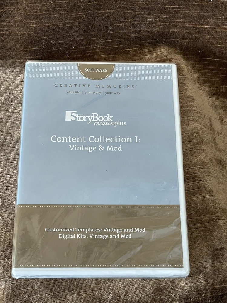 Story Book Creator Plus: Content Collection Vintage & Mod Software NEW