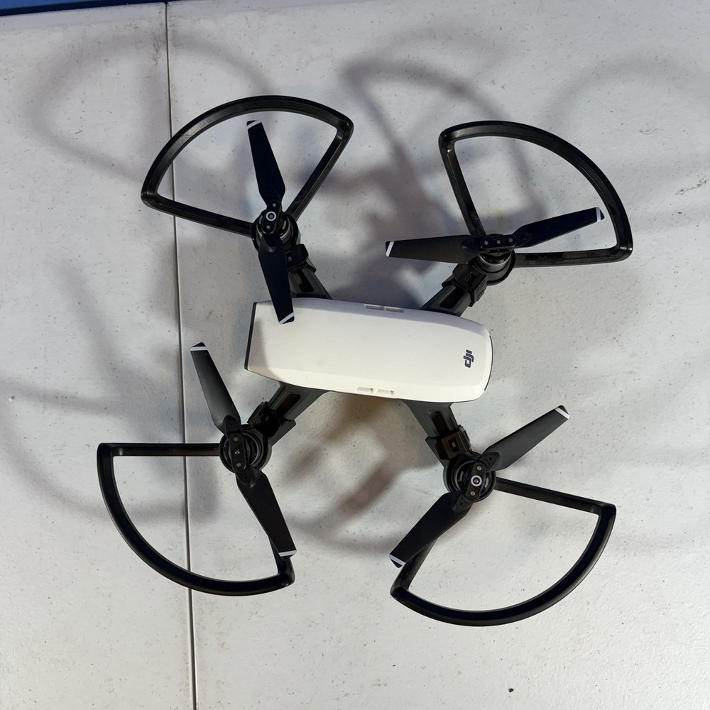 DJI Spark Replacement Drone ONLY (White) Stabilized Gimbal Camera Tested Working