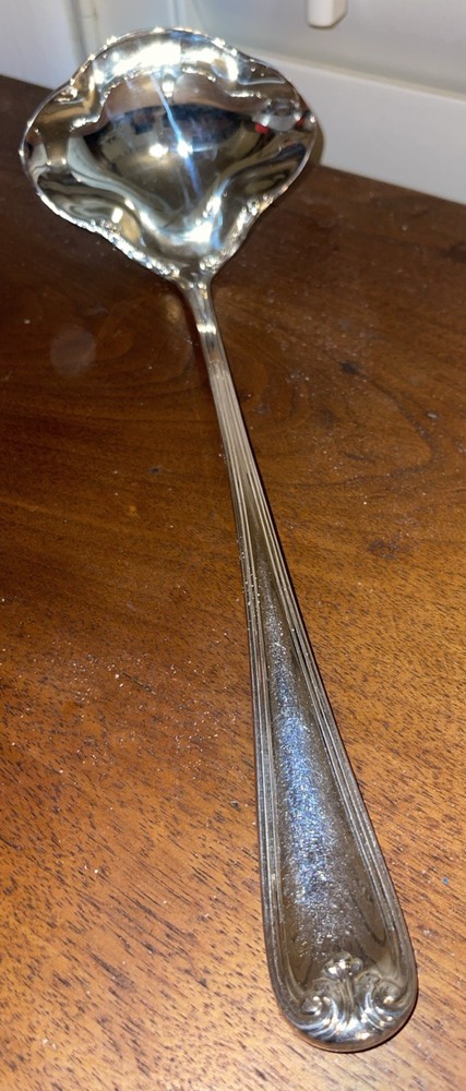Gorham Heritage Silver Plate Punch Ladle Tureen Serving Spoon Italy 12 3/4”