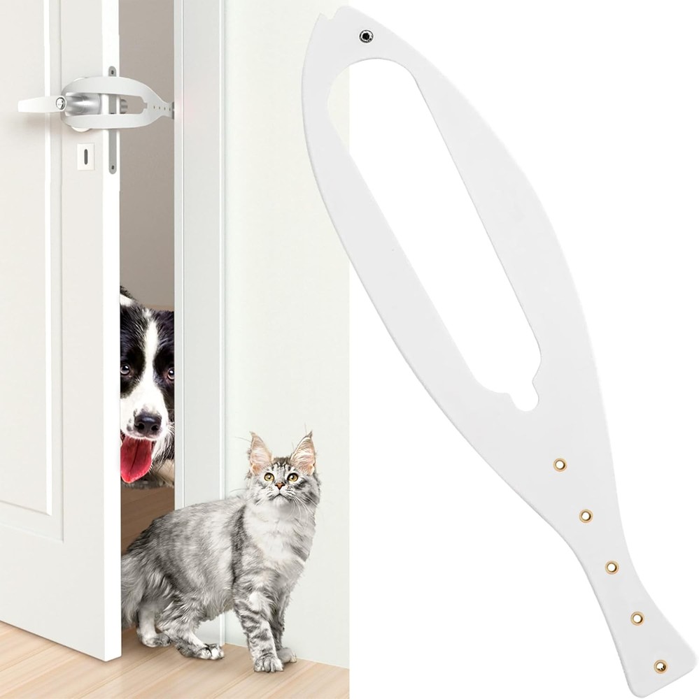 2Pcs Adjustable Cat Door Holder Latch Strap for Cats Easy Install
