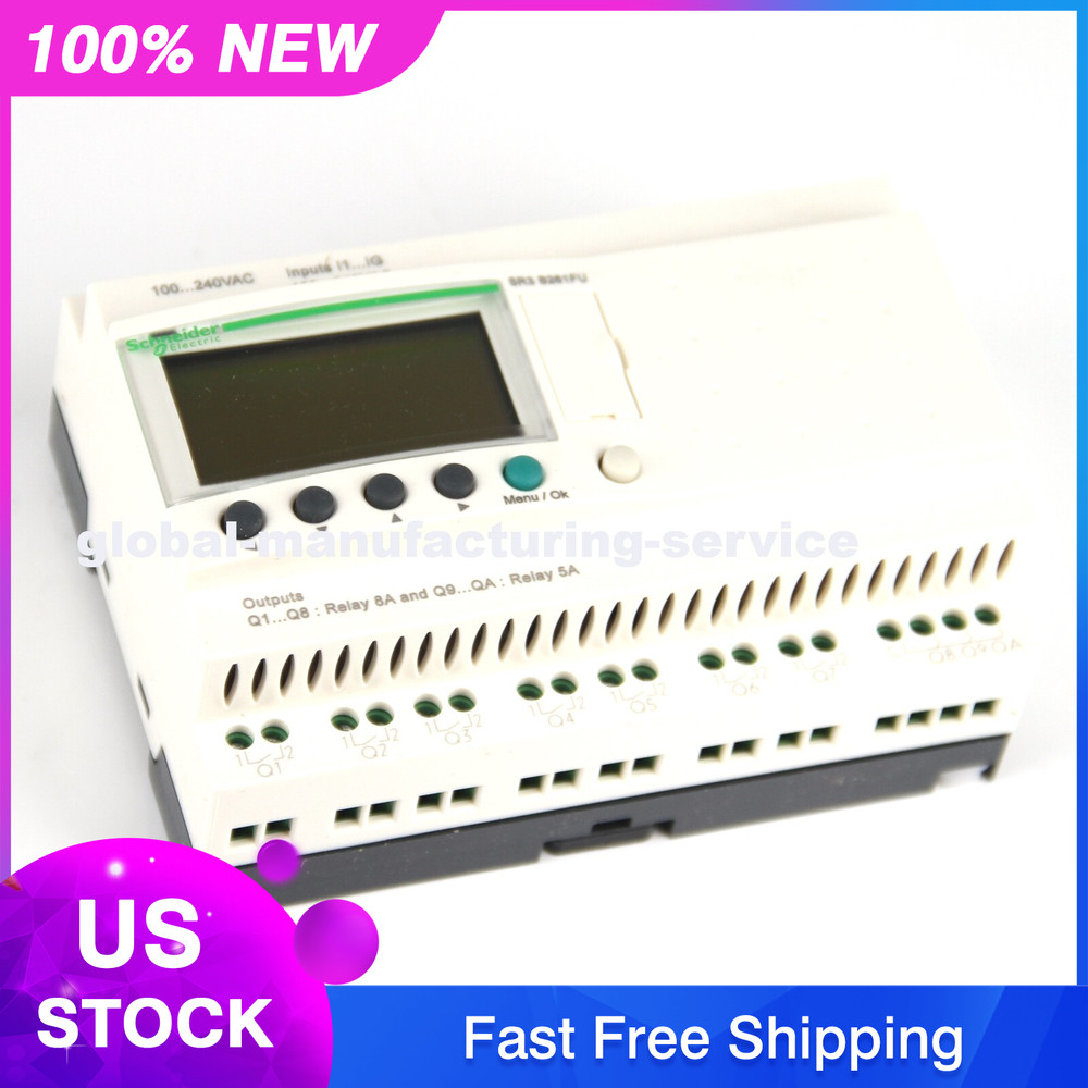 NEW Schneider SR3B261FU Relay Electric Extendable Modular PLC