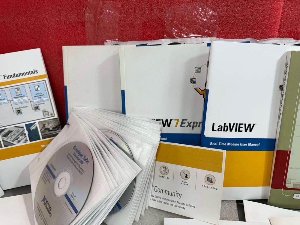 ASSORTED LOT NATIONAL INSTRUMENTS 778552-03 LABVIEW DEVELOPMENT SUITE
