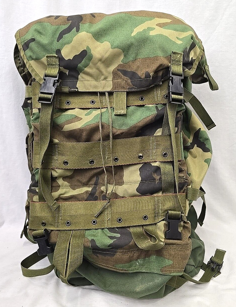 USGI Field Pack Large w/ Internal Frame Woodland Cag Sof Devgru Seal