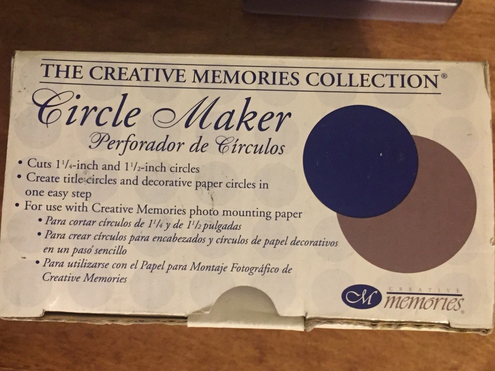 Creative Memories Tools Square Makers Circle Makers Oval Patterns Scrapbooking