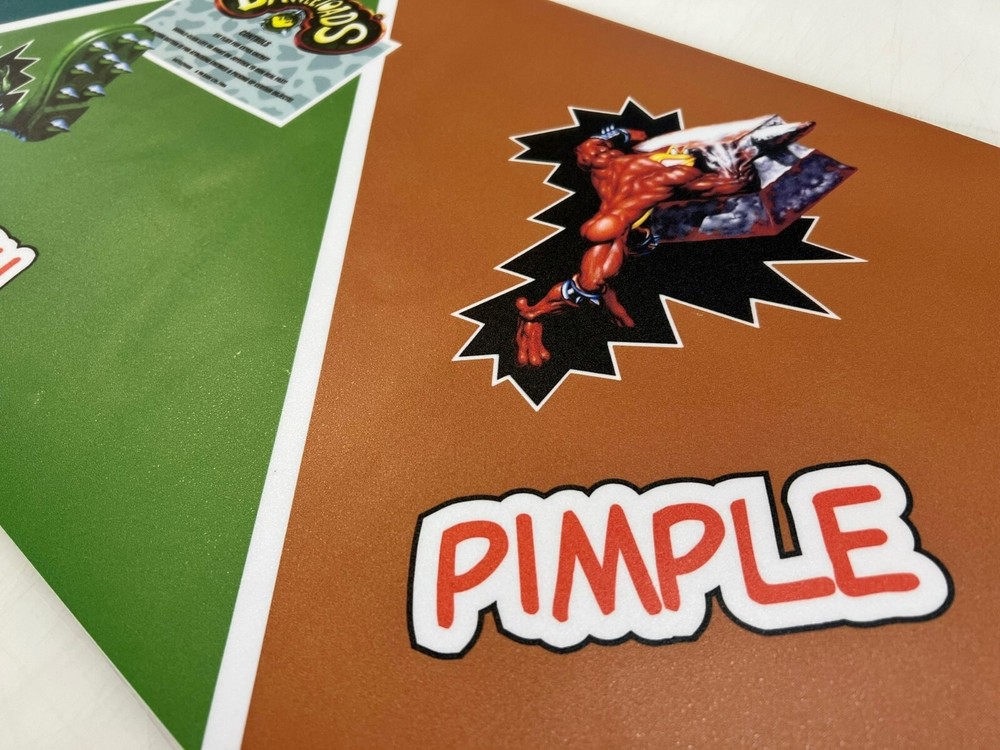 BattleToads Arcade CPO Control Panel Overlay, CPO -Battle Toads