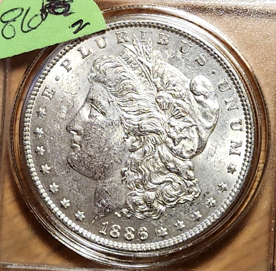 1886 P MS+ MORGAN 90% SILVER #2