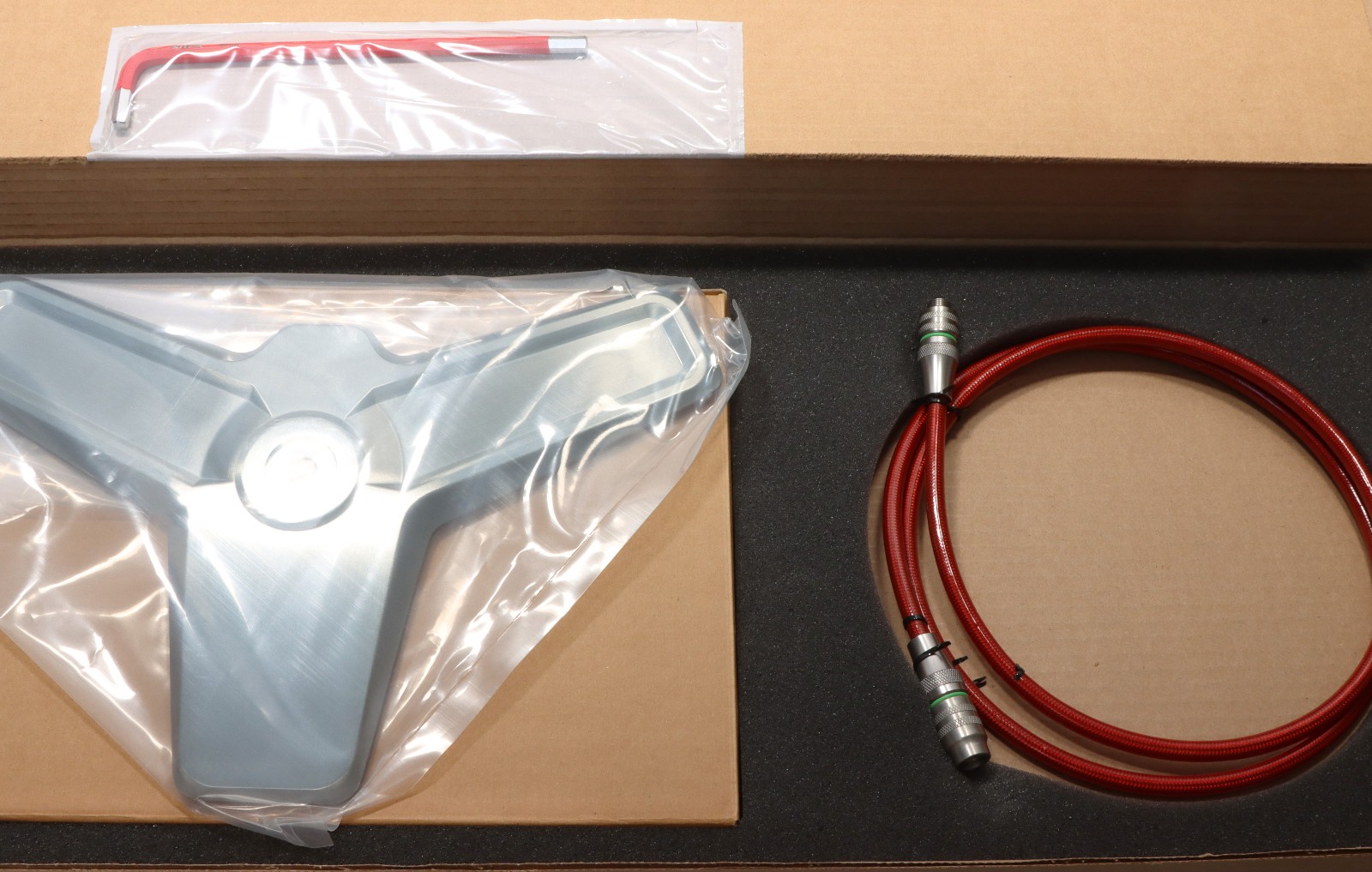 Silca SuperPista Ultimate Bike Floor Pump 160psi Brushed Silver Red Hose USA NEW