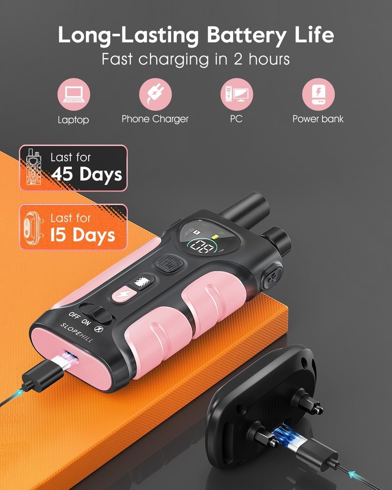 Dog Training Shock Collar 4200FT Remote Waterproof E-Collar with Vibration