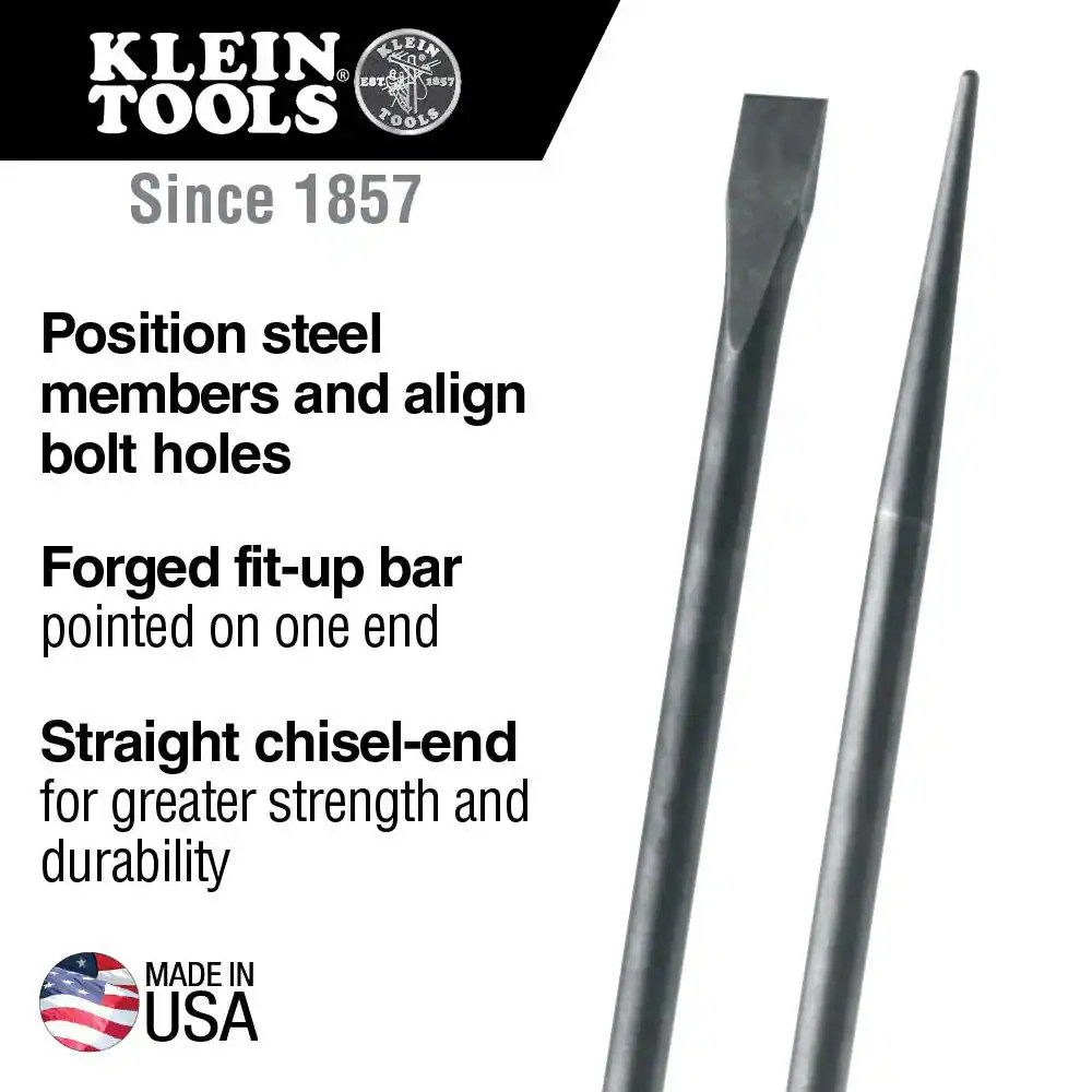 Connecting Bar, 30-Inch Round, Straight Chisel-End