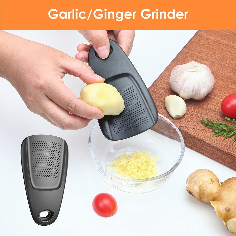 Unique Kitchen Gadgets Set Professional Cooking Tools Case Black 6 Pieces