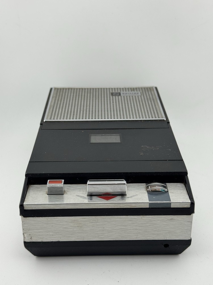 Philips Vintage Portable Cassette Recorder Austria Untested
