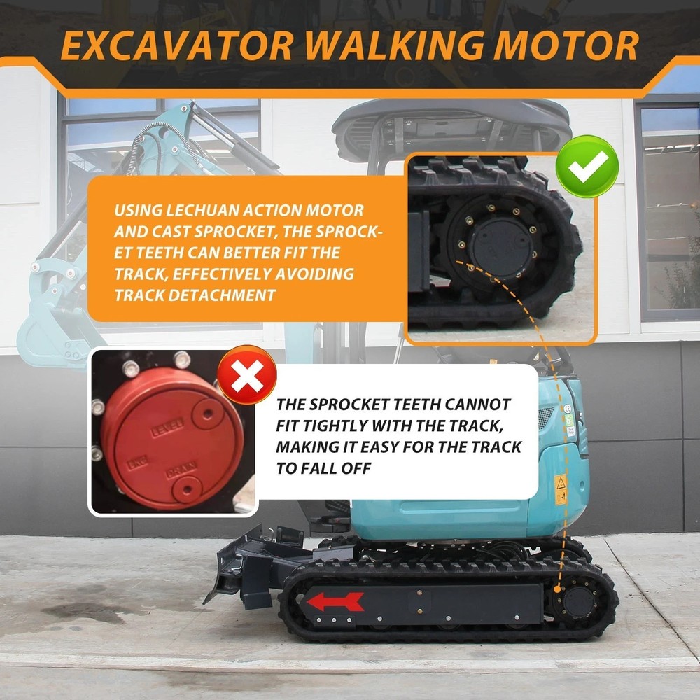 2.5Ton Mini Excavator Side Swing Digger with Kubota D902 Engine Extendable Track