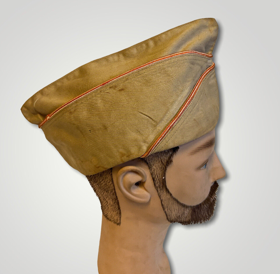 WW2 US Military Garrison Cap Hat Khaki j