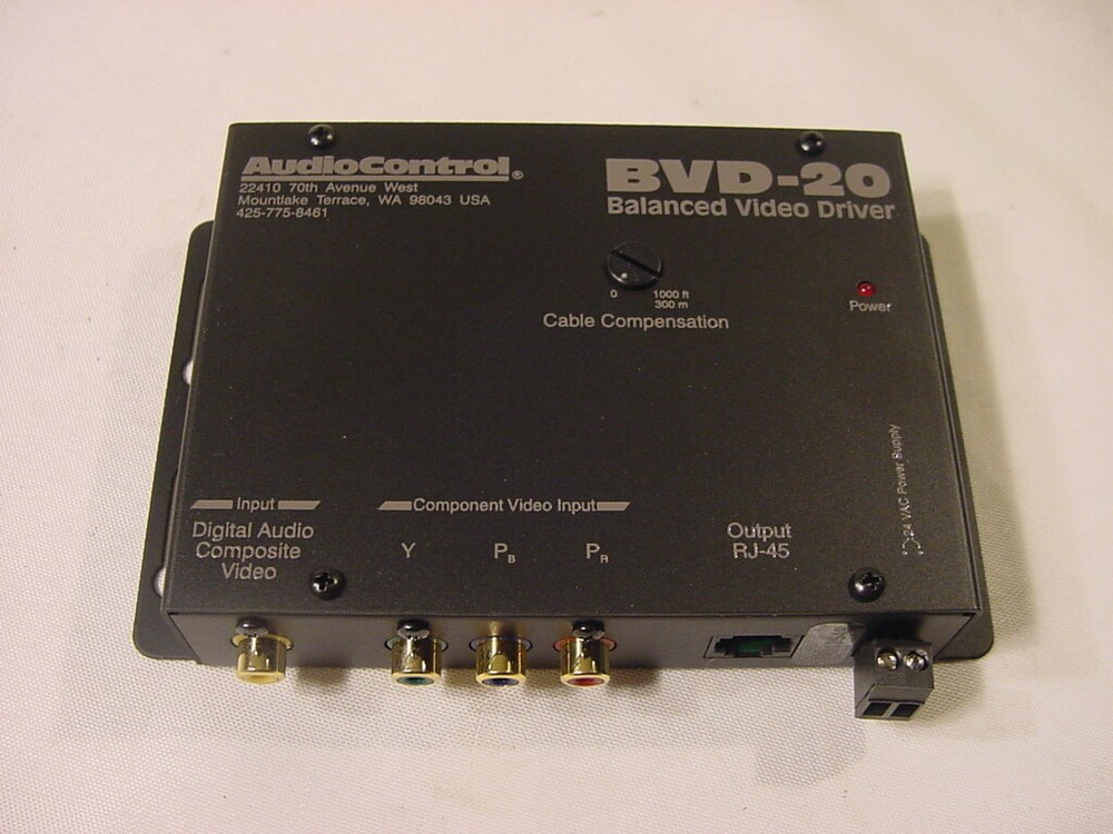 AUDIO CONTROL BALANCED VIDEO DRIVER BVD-20