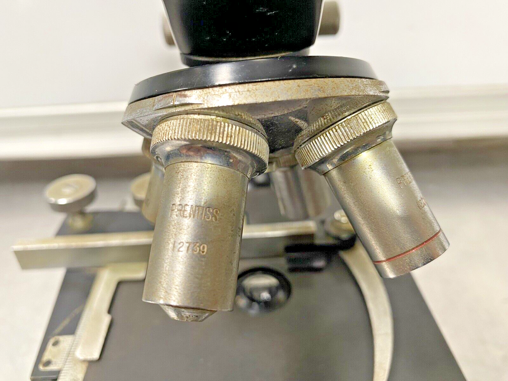 Vintage PRENTISS 10137 Microscope (No Light Source)