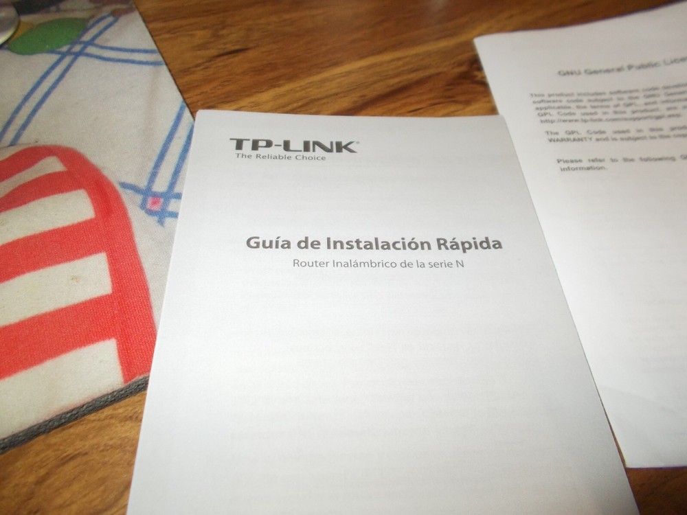 TP - LINK RESOURCE CD - #CD060A12 FOR WIRELESS N ROUTER ONLY + QUICK INST. GUIDE