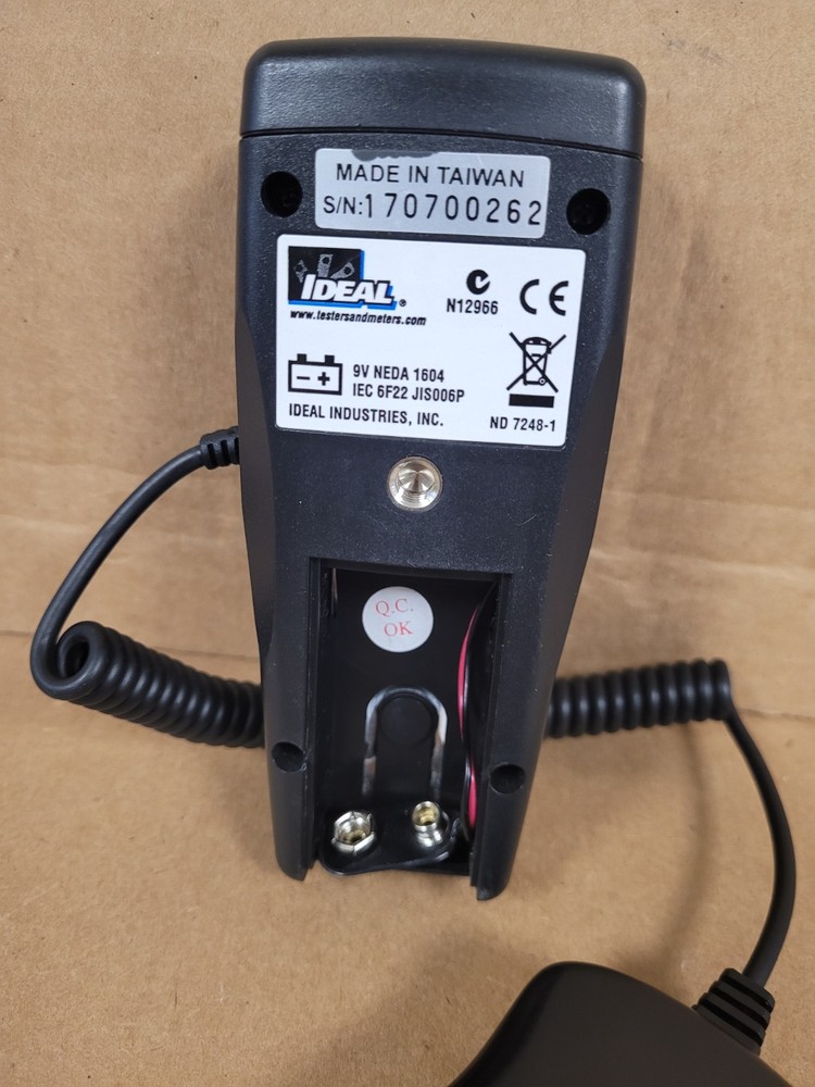 Ideal 61-686 Light Meter Probe (MISSING BATTERY COVER)