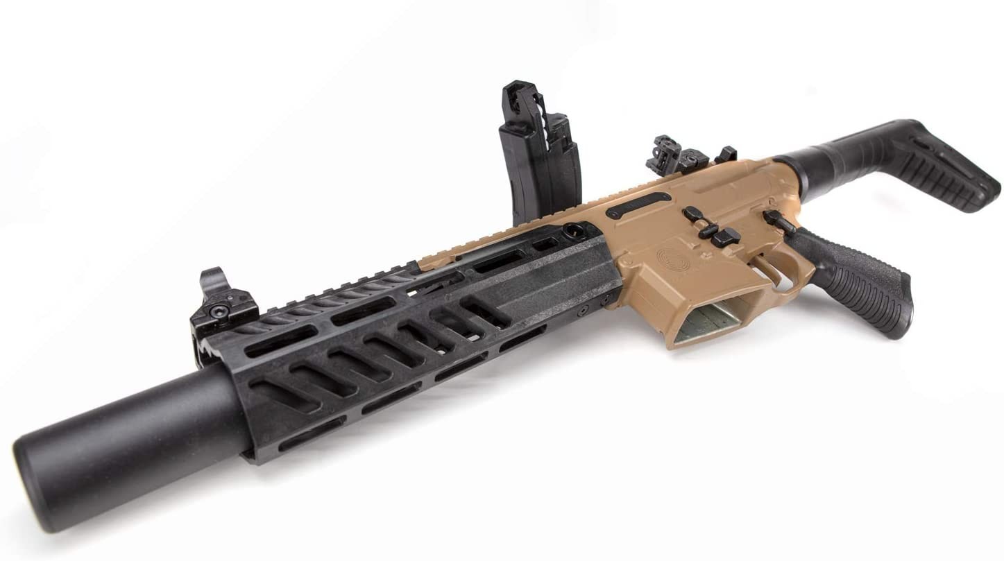Sig Sauer MCX Canebrake .177 Cal CO2 Powered FDE/BLK Air Rifle AIR-MCX-CANEBRAKE