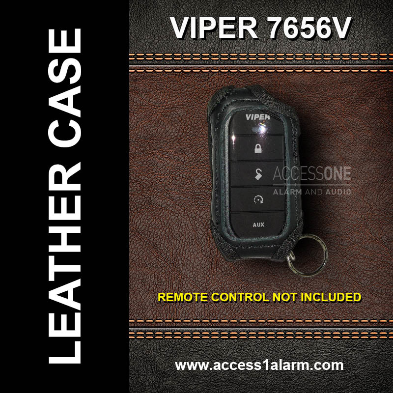 Viper 7656V 1-Way Remote Control Genuine High Quality Leather Case
