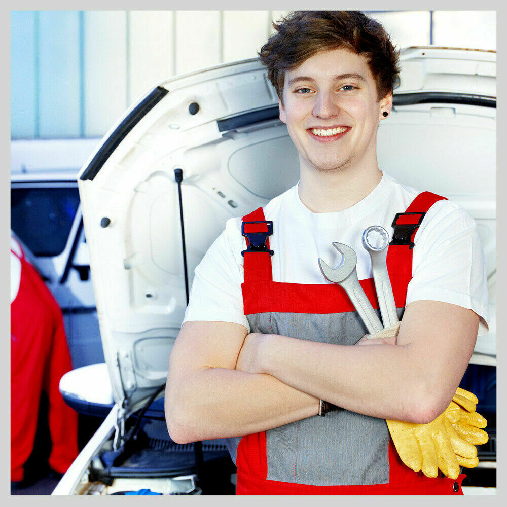 6-Piece Flex-Head Breaker Bar Set 1/2" 3/8" 1/4" Drive 15" 10" 6" 180 Rotatable