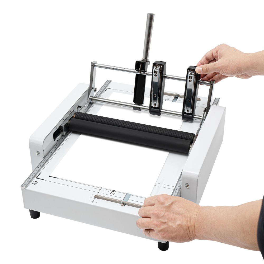 A3 Booklet Foldable Binding Machine Paper Stapling Making Book Stapler Office