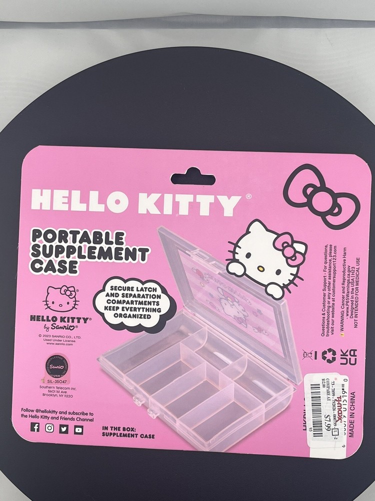 SANRIO HELLO KITTY PORTABLE SUPPLEMENT CASE
