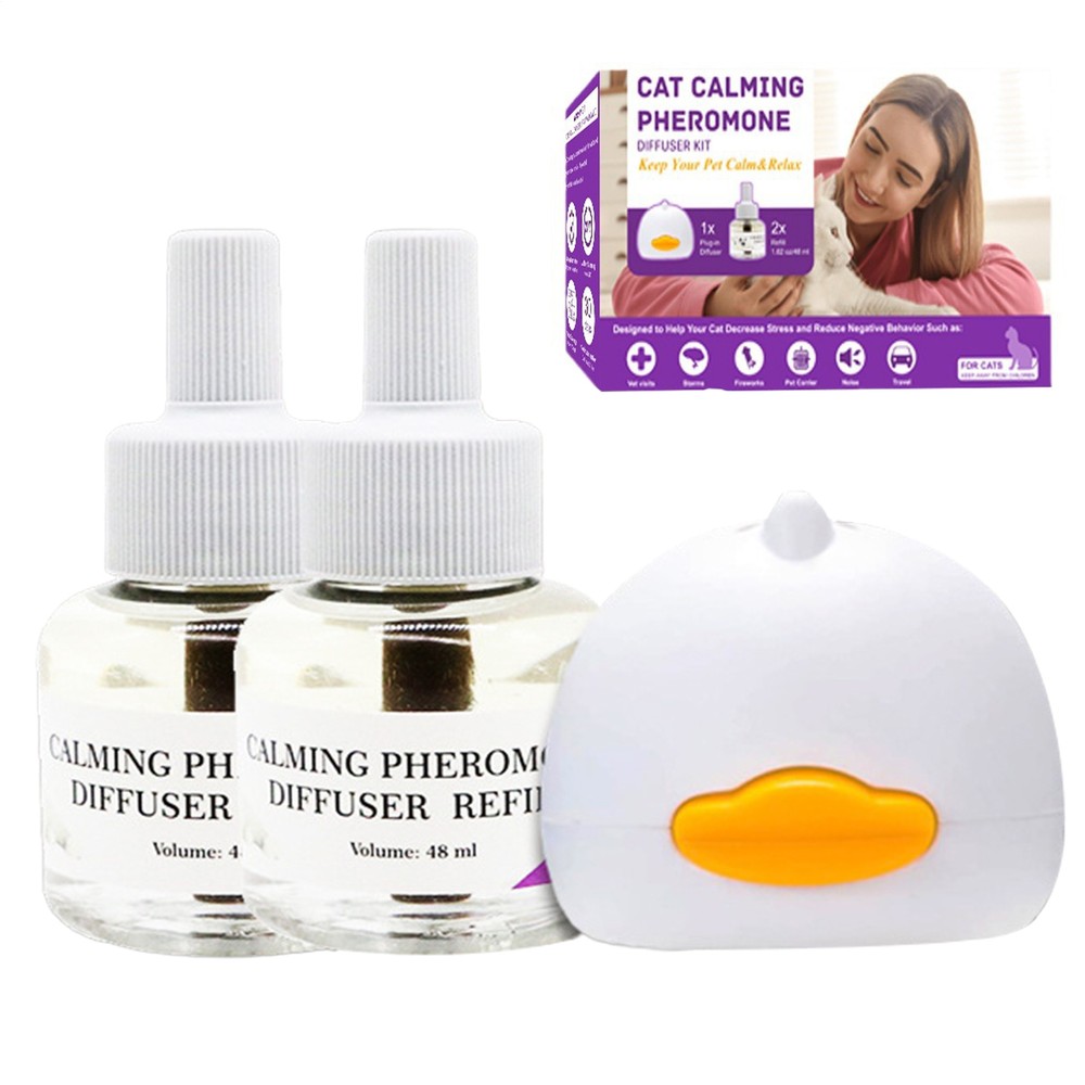 Cat Calming Diffuser Support Soothing Stress Heating Diffuser Cat Pheromones