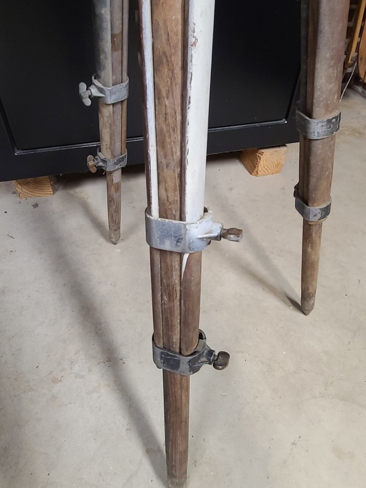 Vintage Brunson Transit Survey Tripod
