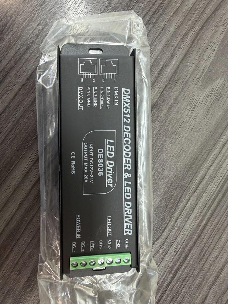 DMX512 Decoder & LED Driver DE8036