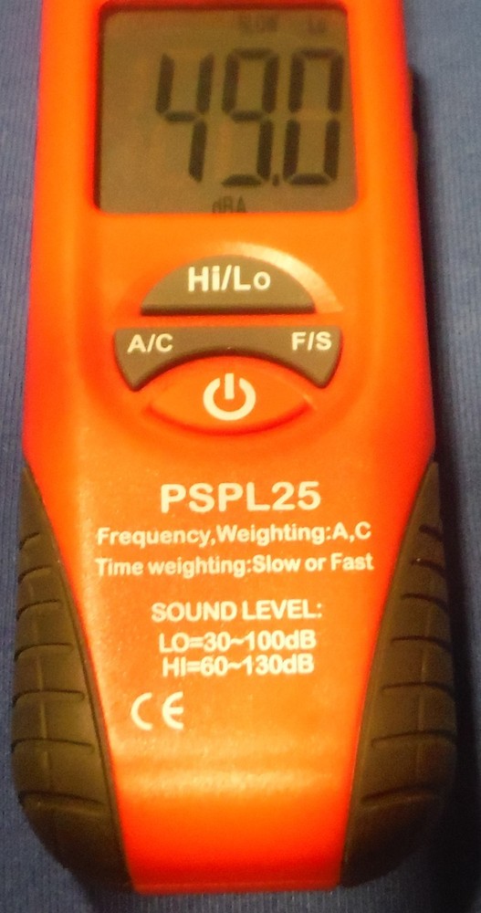PYLE PSPL25 SOUND LEVEL METER W A & C WEIGHTING