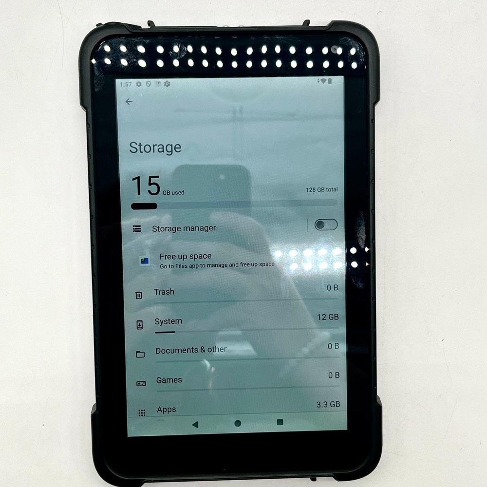 MUNBYN Rugged Android 14 Tablet Scanner Model IRT0 (128GB)
