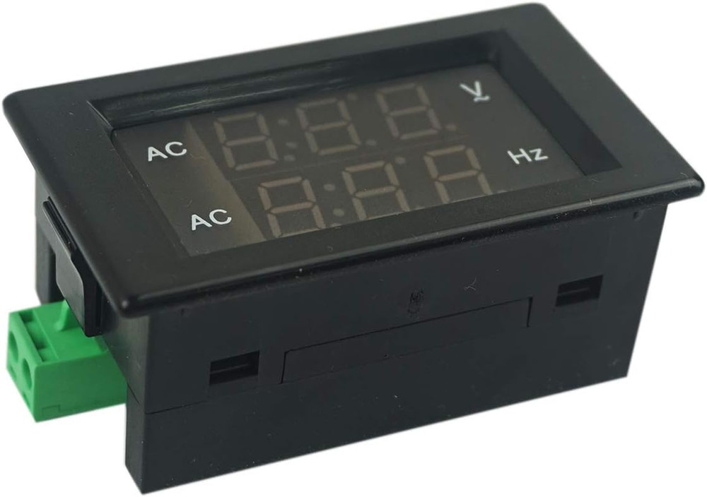 Digital AC Voltage Frequency Meter, AC 80-500V Voltmeter 45-65Hz Frequency Count
