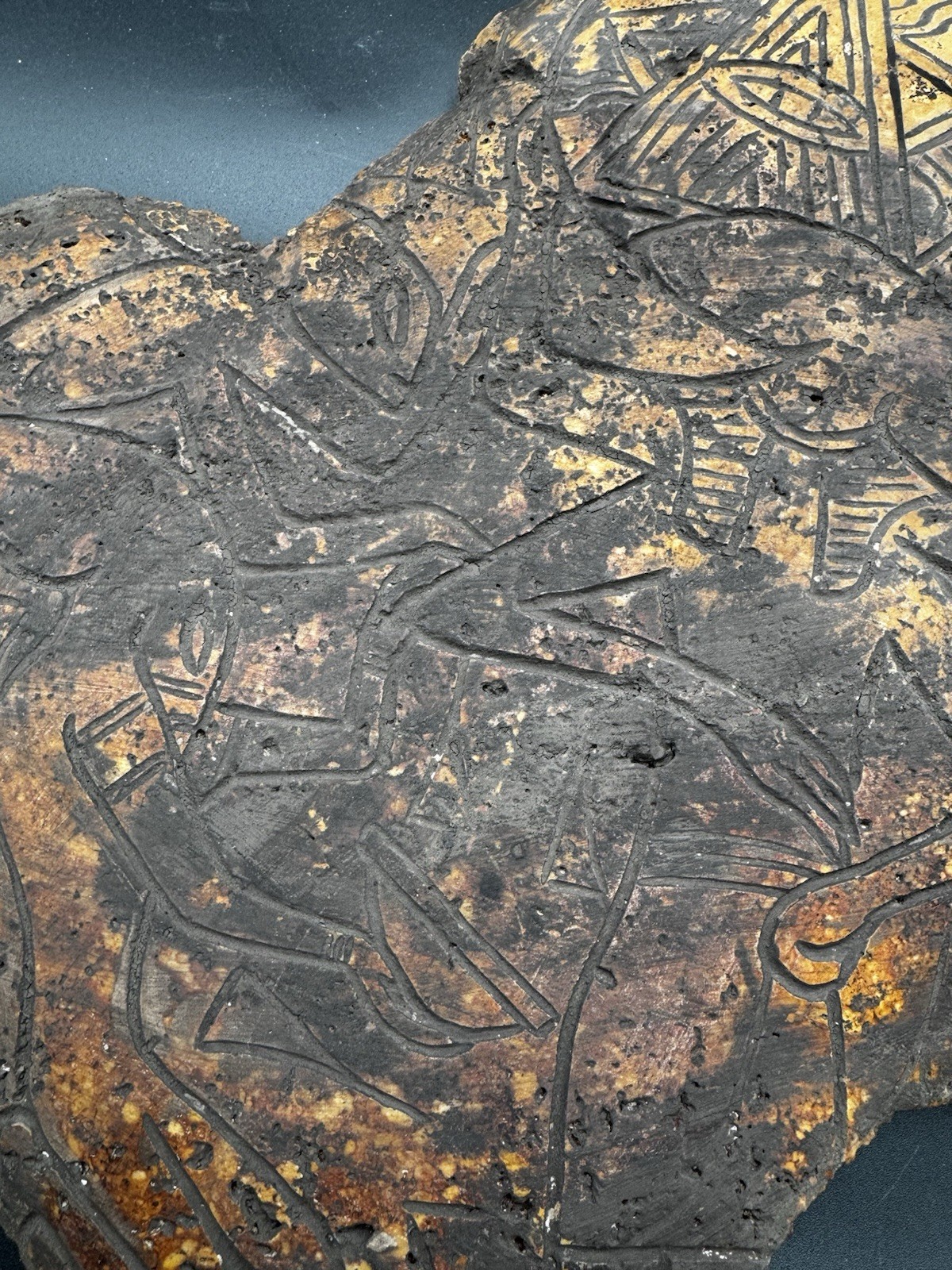 Glowing Massive Masonic Tablet Tula Mexico PreColumbian Alien Ojuelos