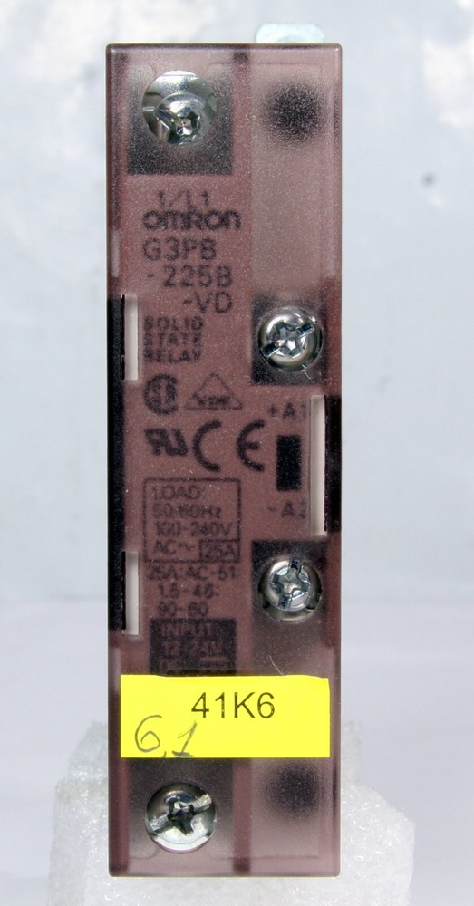 Omron Solid State Relay G3PB-225B Coil: 12-24V DC 25A
