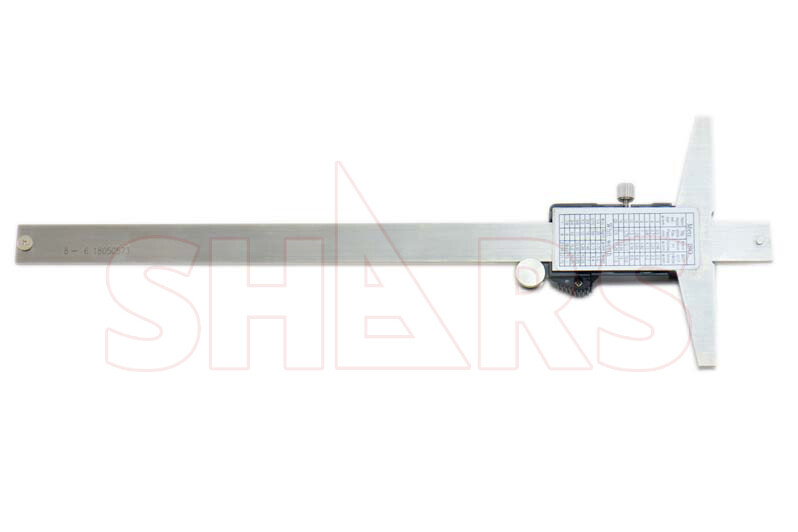 SHARS 0- 8" 200MM CALIPER DIGITAL DEPTH GAGE GAUGE NEW P]