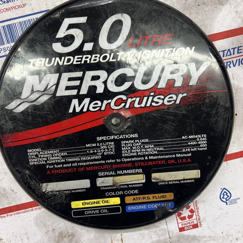 Mercruiser 5.0 engine cover