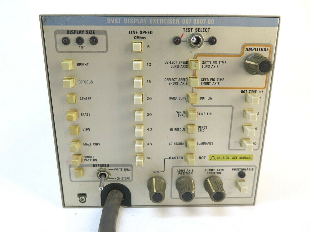 Tektronix 067-0807-00 DVST Display Exerciser